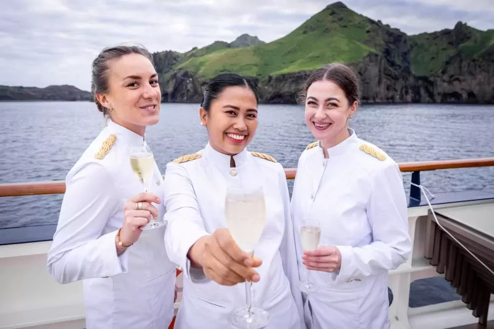 Iceland Ocean Cruise Walking &amp; Hiking Tour - Ponant Ship Staff