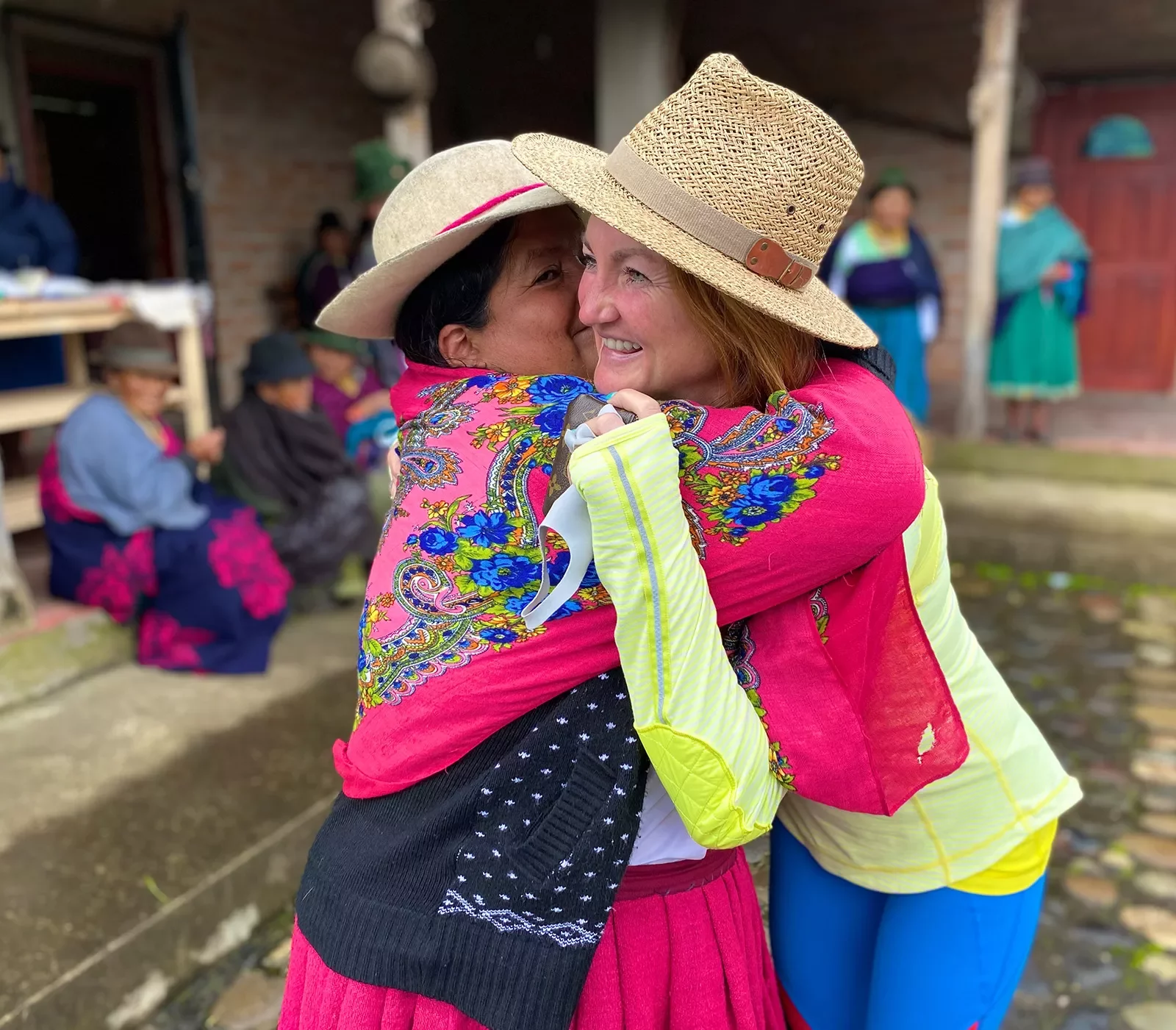 Hug Guest and Ecuadorian