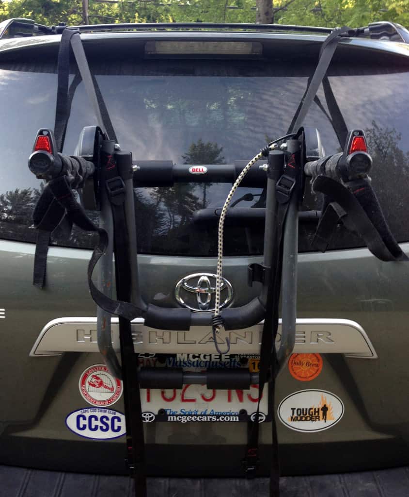 hanging bike rack for car