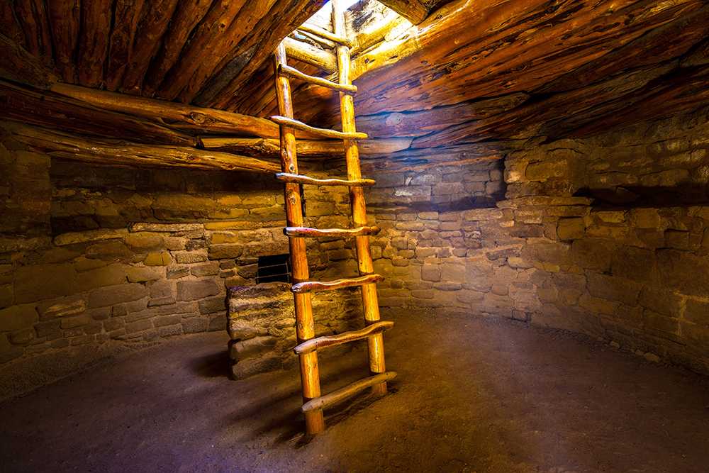 Ancient dwelling of Ancestral Puebloans - Mesa Verde National Park