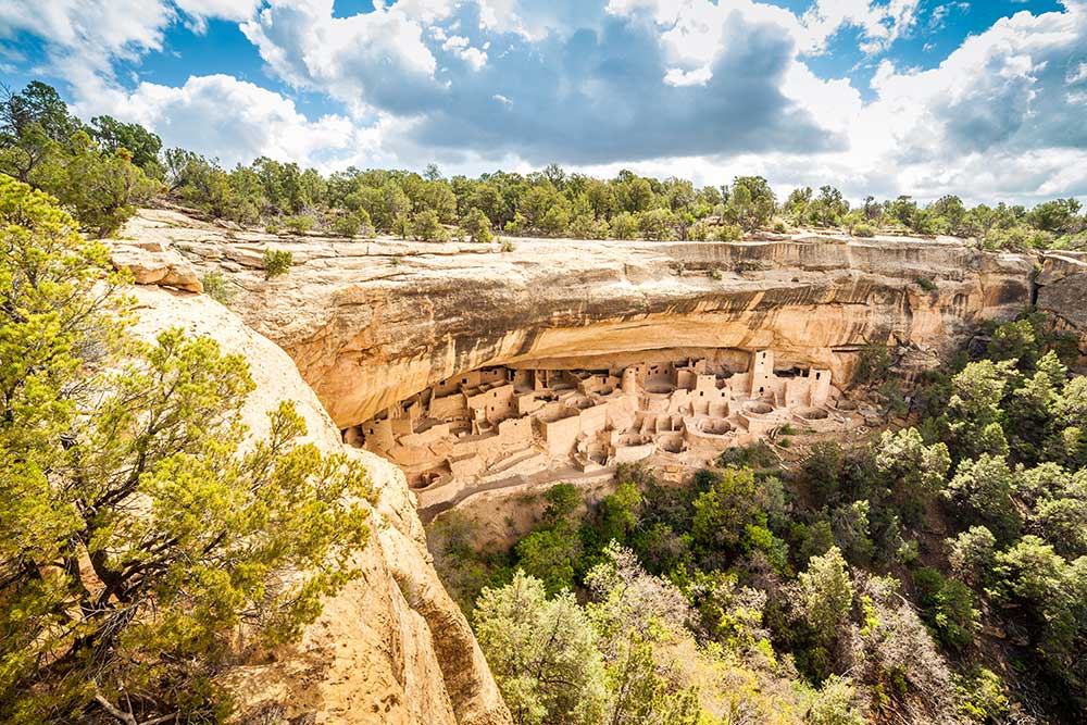 Cliff Palace Ruins in Mesa Verde National Park