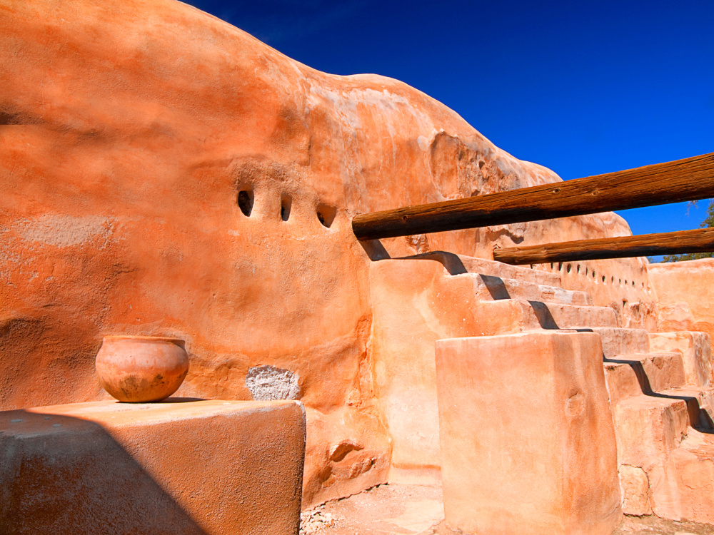 Historic Pueblo Dwellings in Southwest