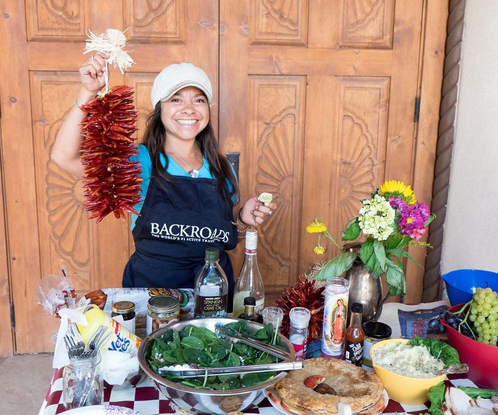 New Mexico Backroads Picnic with Chiles