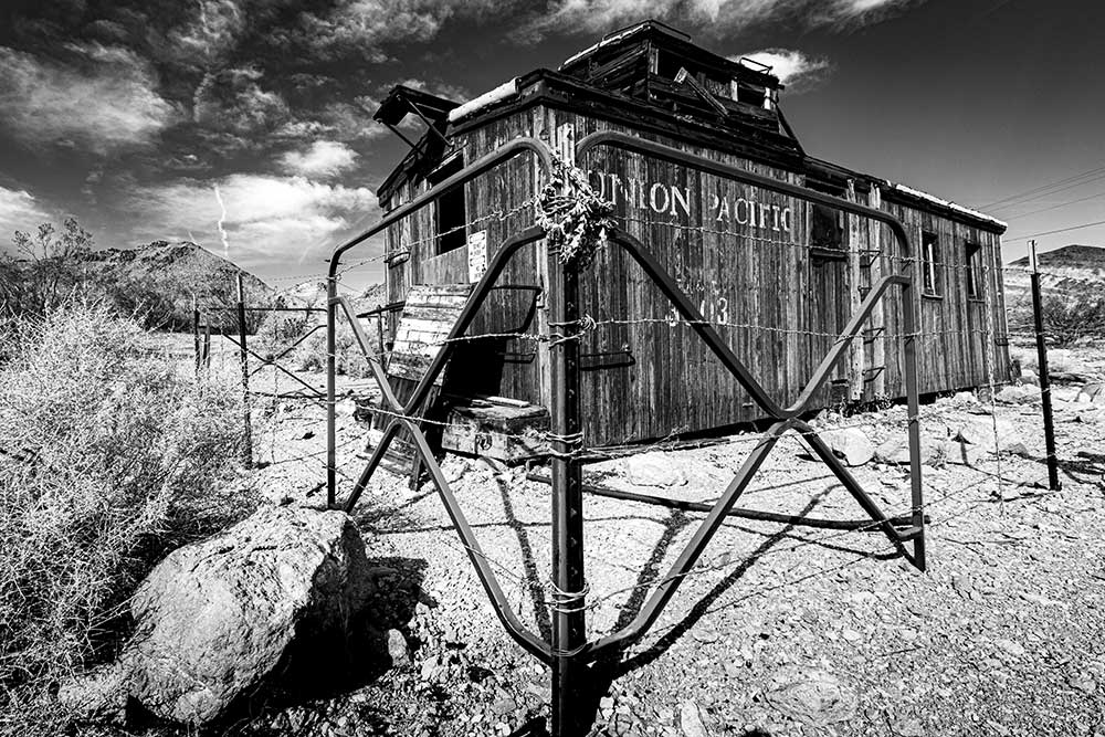 Rhyolite Ghost Town in Death Valley