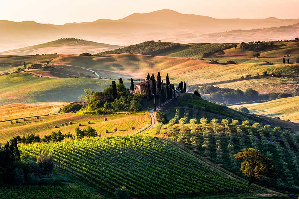 Tuscany Farmhouse Countryside Italy