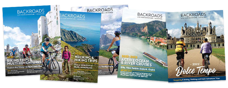 Collection of Backroads Catalogs for 2022