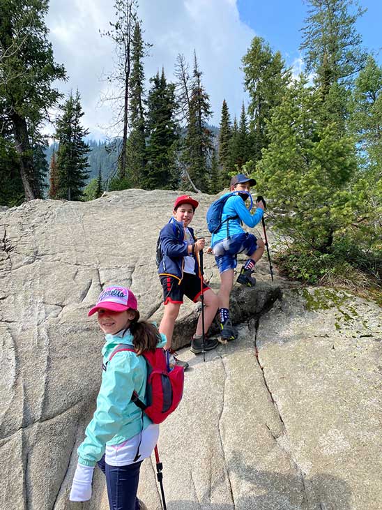 Yellowstone &amp; Tetons Family Multi-Adventure Tour - Kids Hiking 2