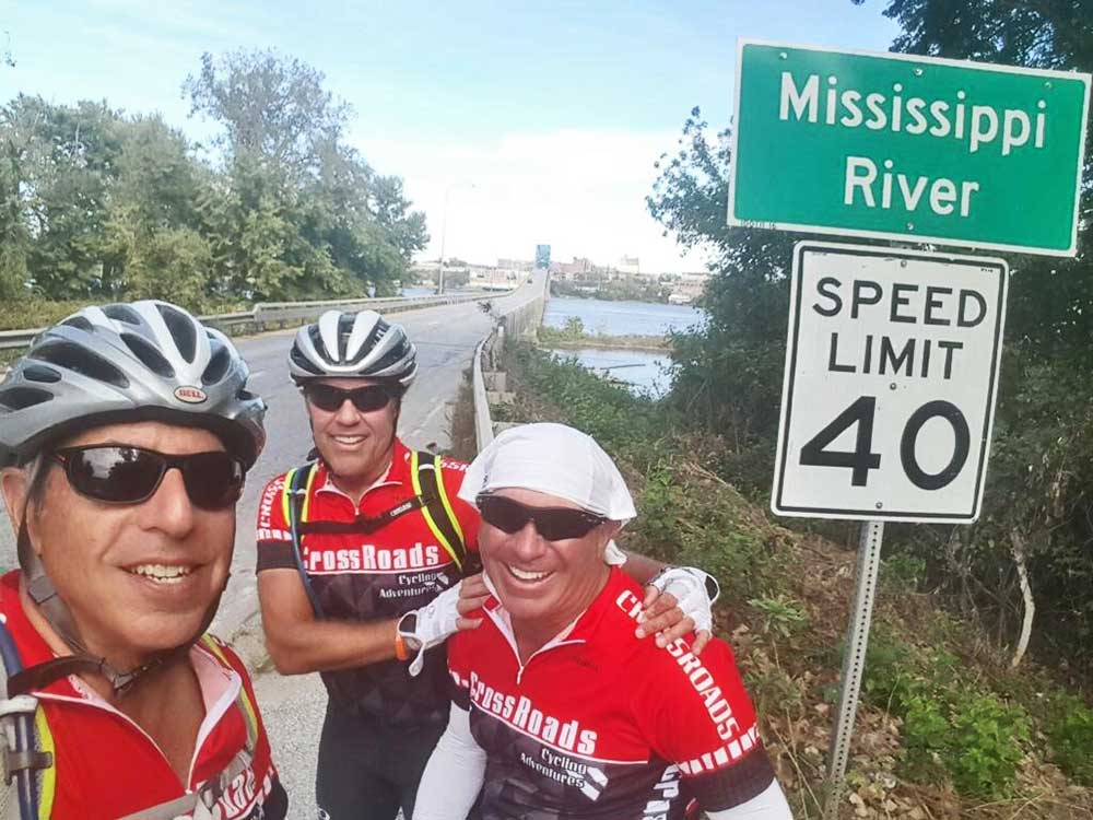 Biking Across America - Mississippi River