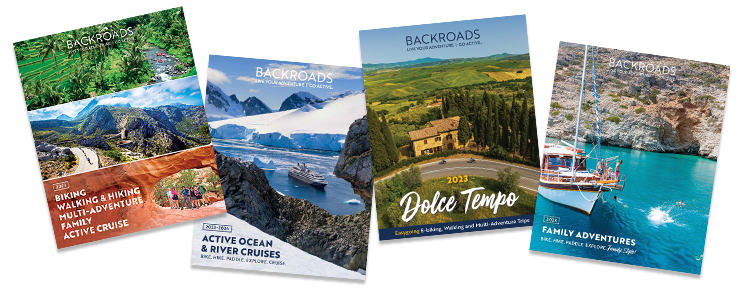 Collection of Backroads Catalogs for 2023