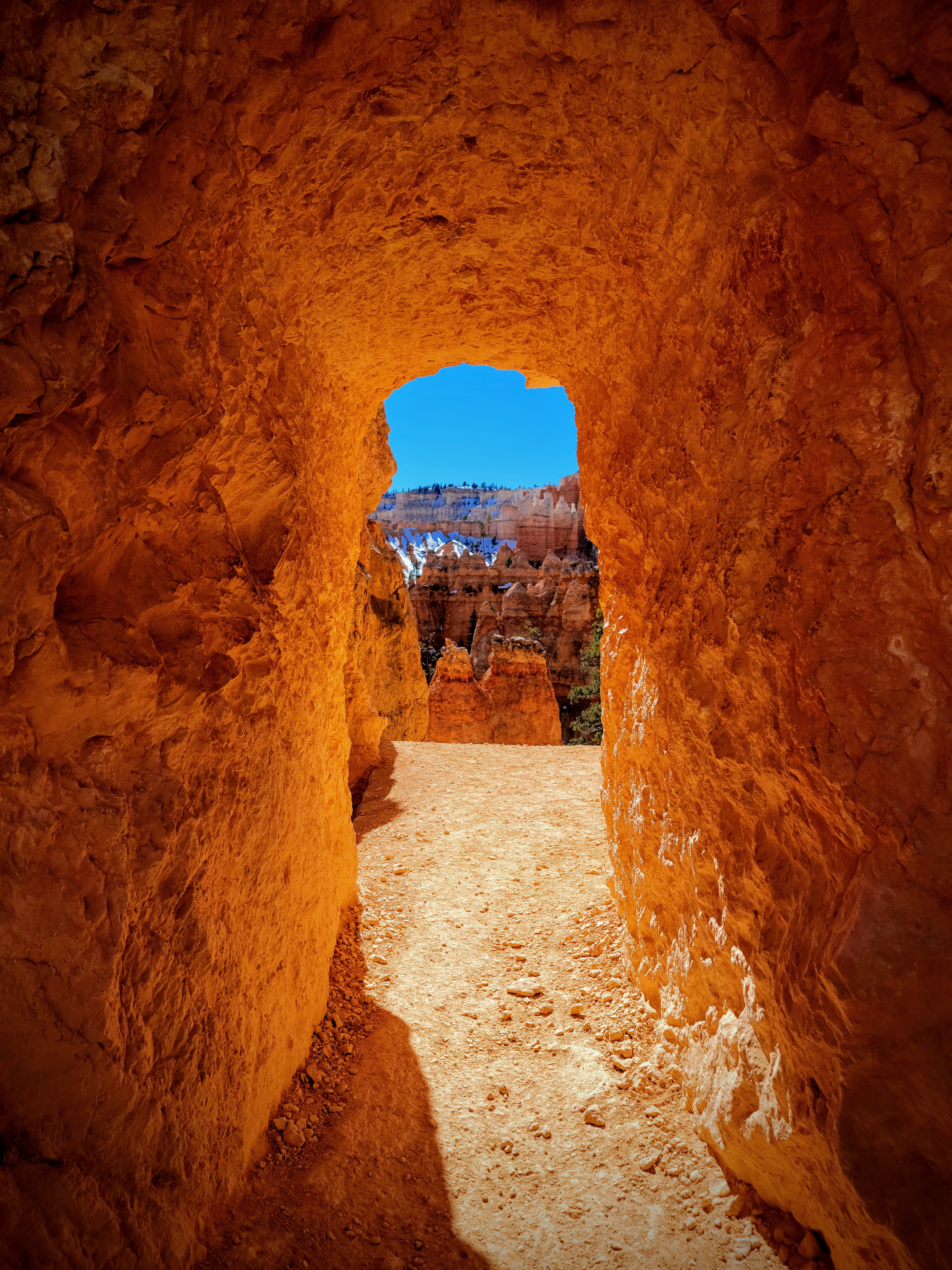 tunnel in Bryce Canyon 