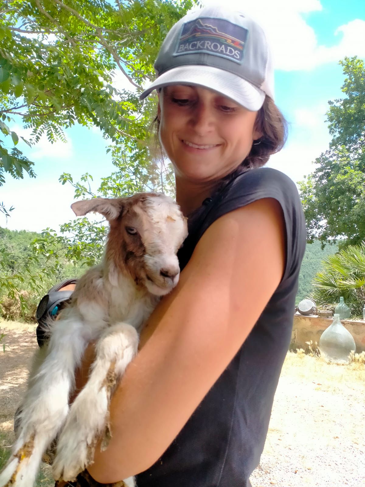 Jane Holding Sheep