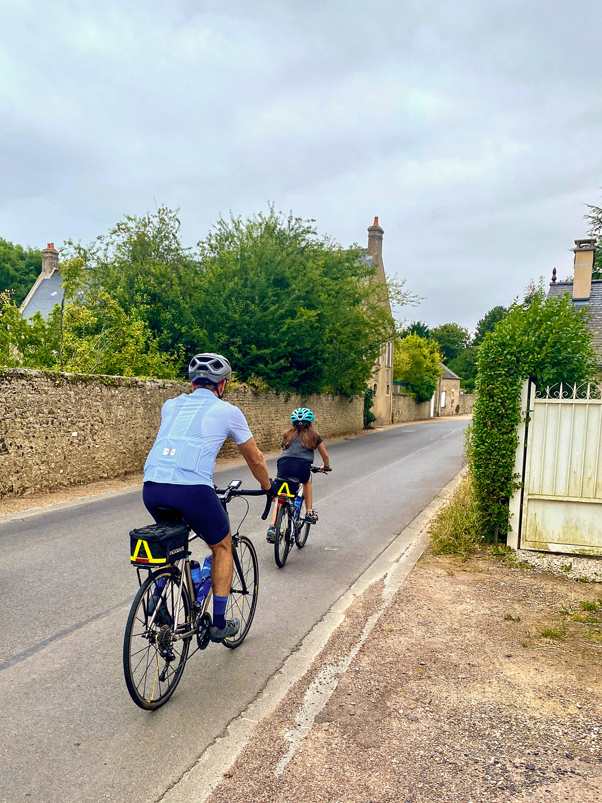 Backroads Guests Biking