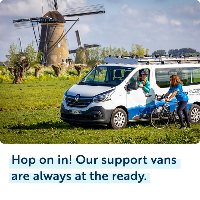 Our support vans for a lift when you want one.