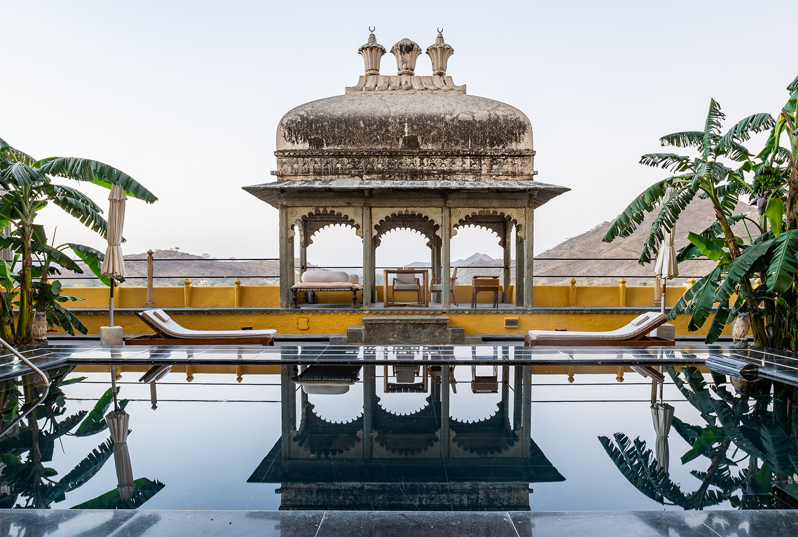 Pool view at Devi Garh