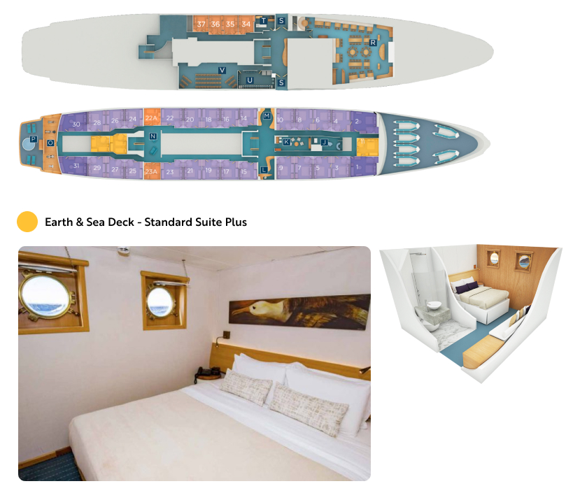 Earth &amp; Sea Deck - Standard Suite Plus