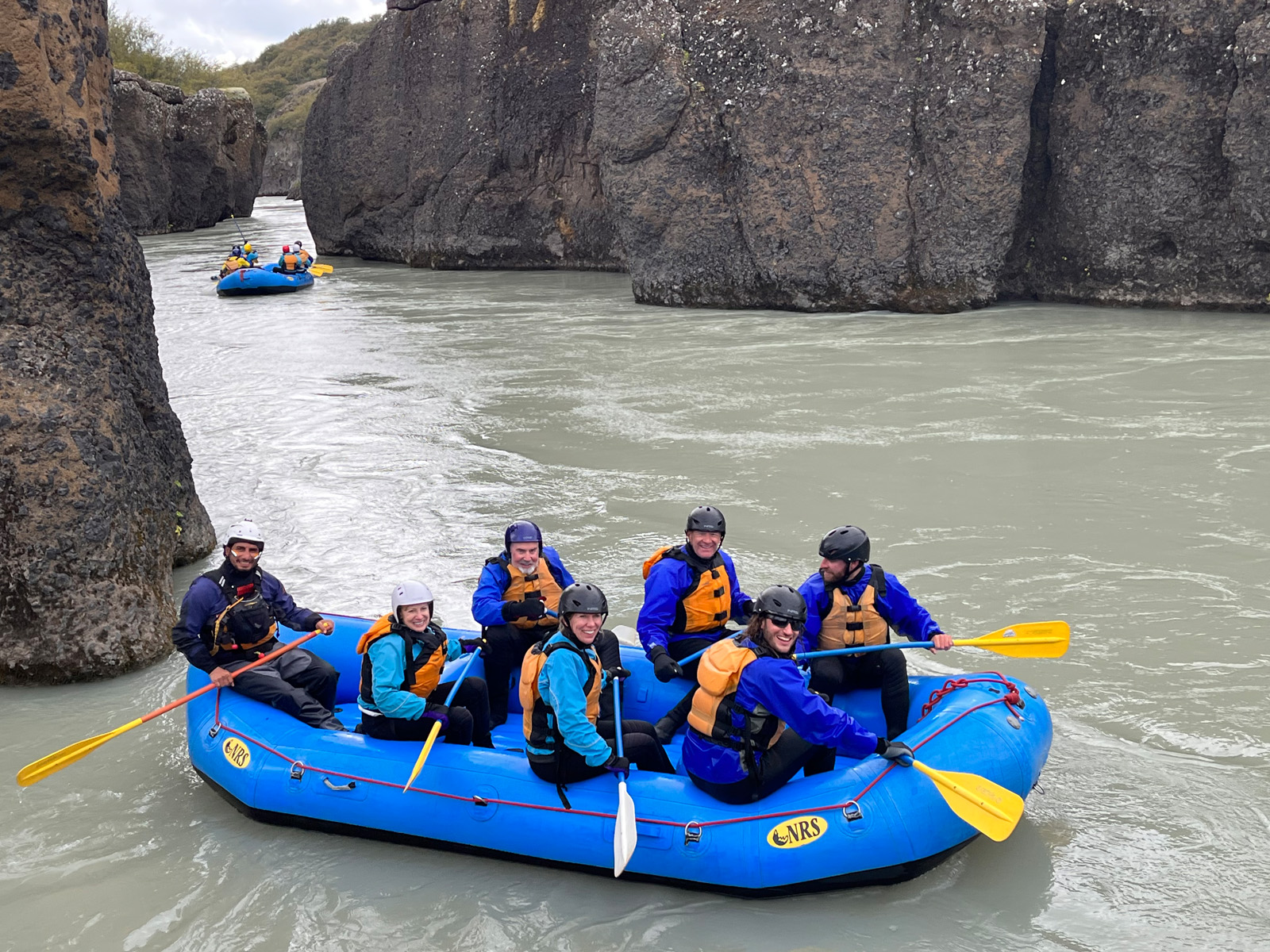 Rafting in Iceland