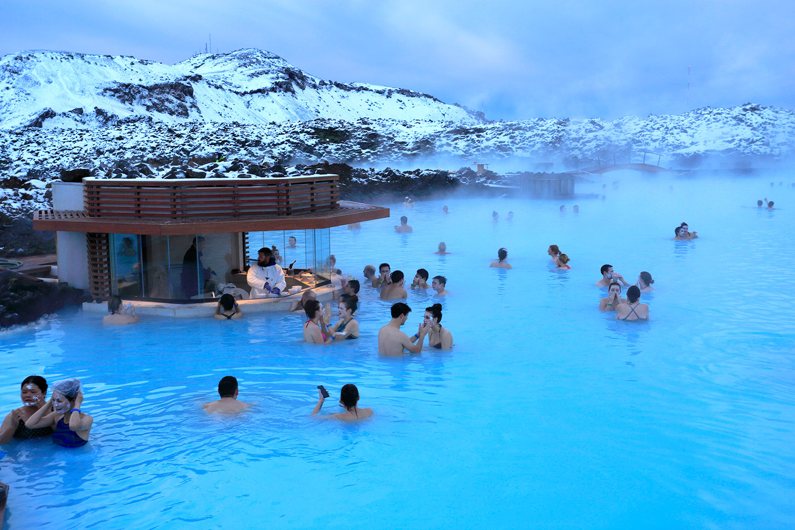 Hot Spring Evening Iceland