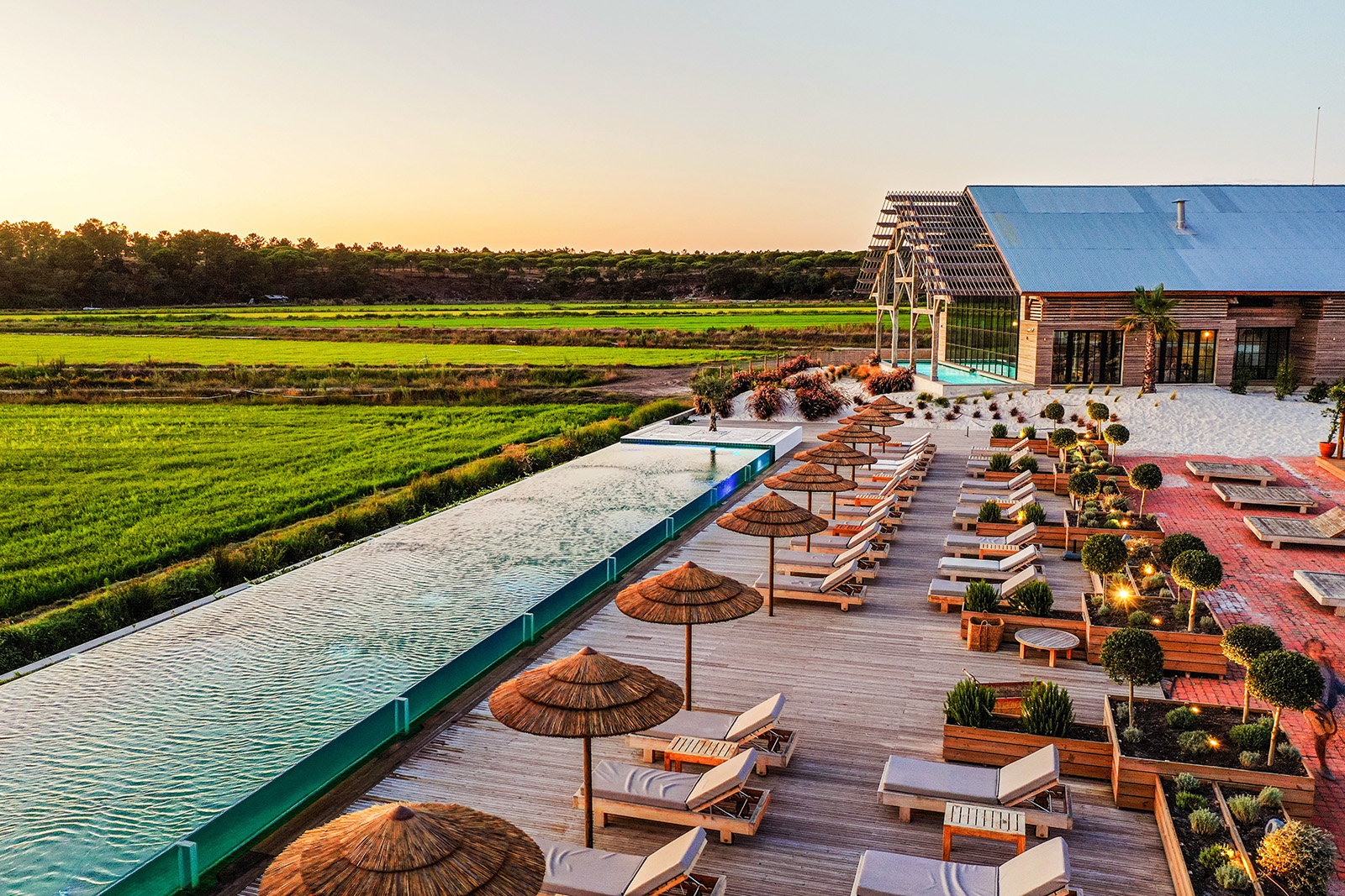 The pool at Quinta da Comporta