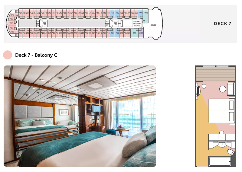 Le Paul Gauguin - Deck 7 - Balcony C