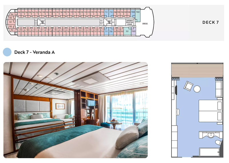 Le Jacques Cartier - Deck 7 - Veranda Suite A