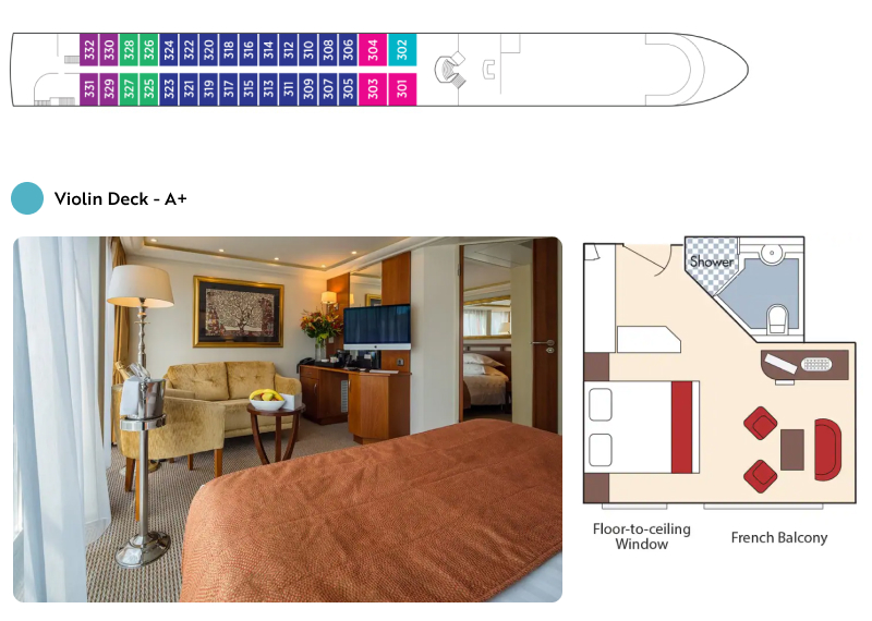 AmaDolce Stateroom image