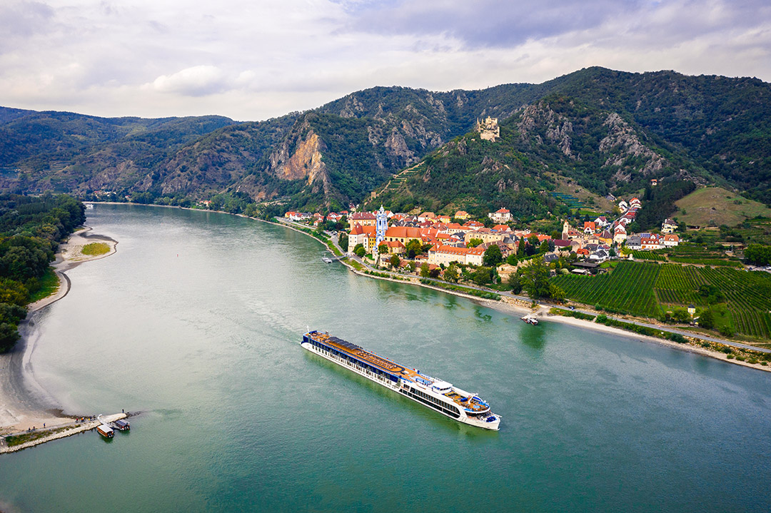 Cruise Ship on a river