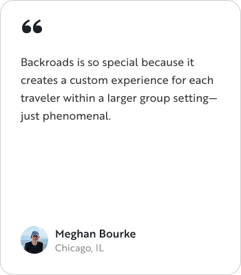 Guest Review of Backroads Trip