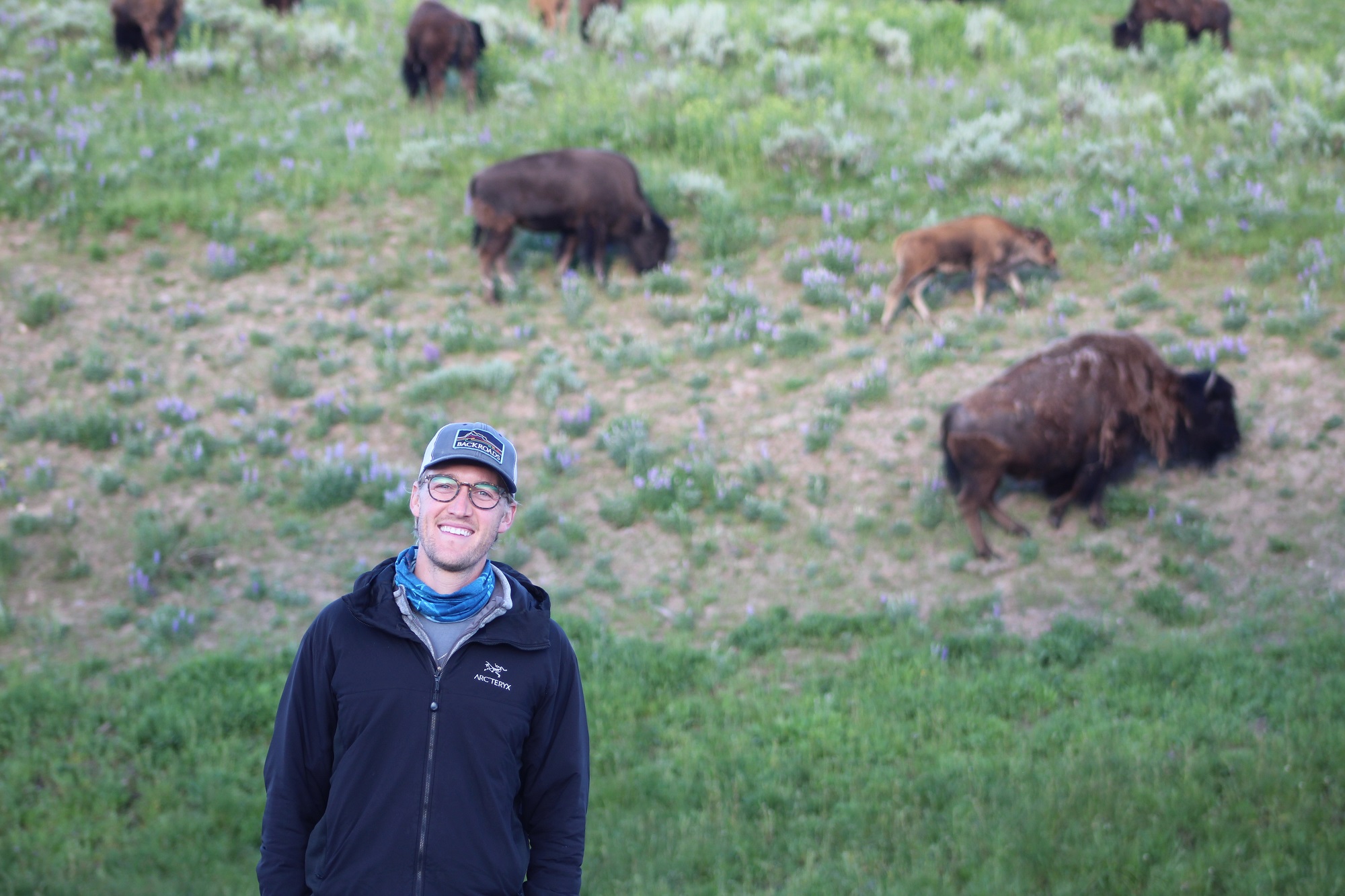 Cameron in Yellowstone