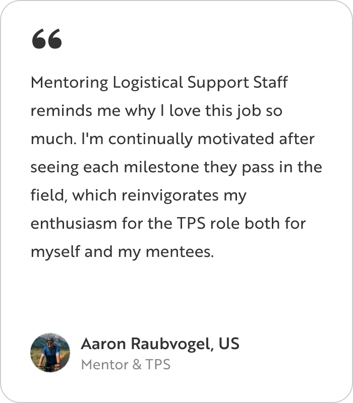 Quote from a mentor