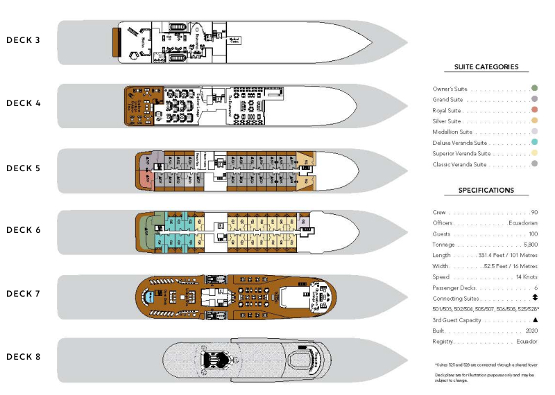 SIlver Origin deck plan