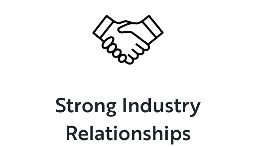 Strong industry relationships