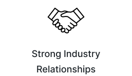 Strong industry relationships