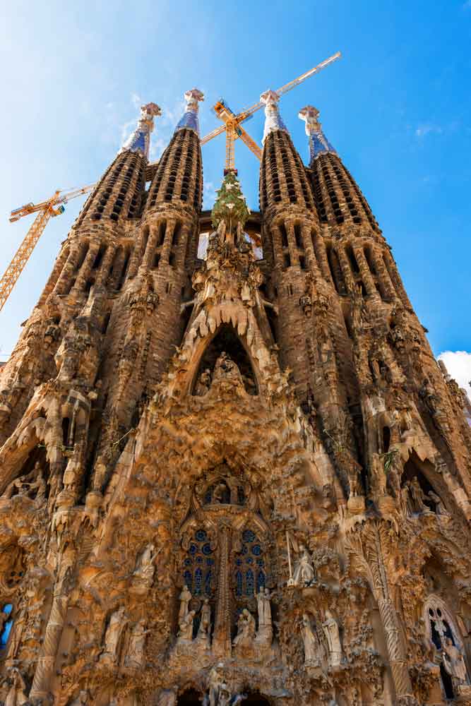 The Spires of La Sagrada Familia