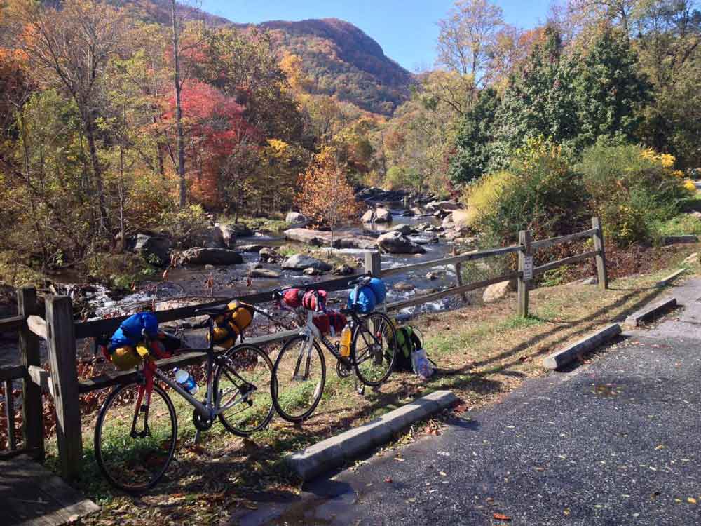 Ultralight minimalist bike touring