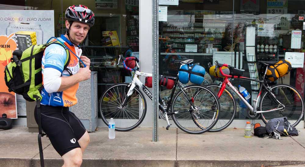 Channeling the minimalist cycling mindset biking - camping gear