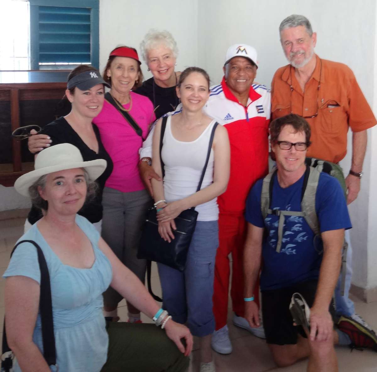 Our group meeting the legendary Rigoberto Rosique
