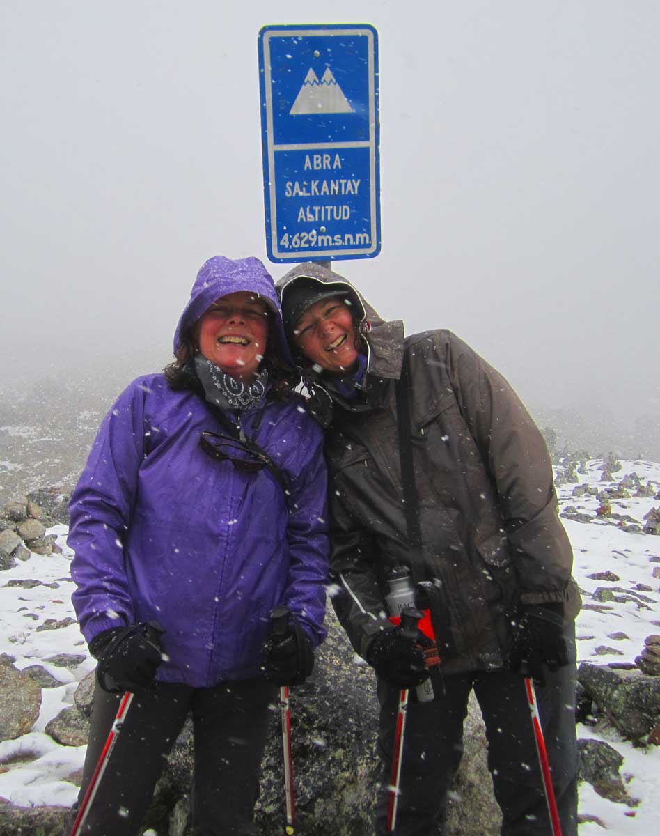summit Mount. Salkantay 15,187 feet altitude