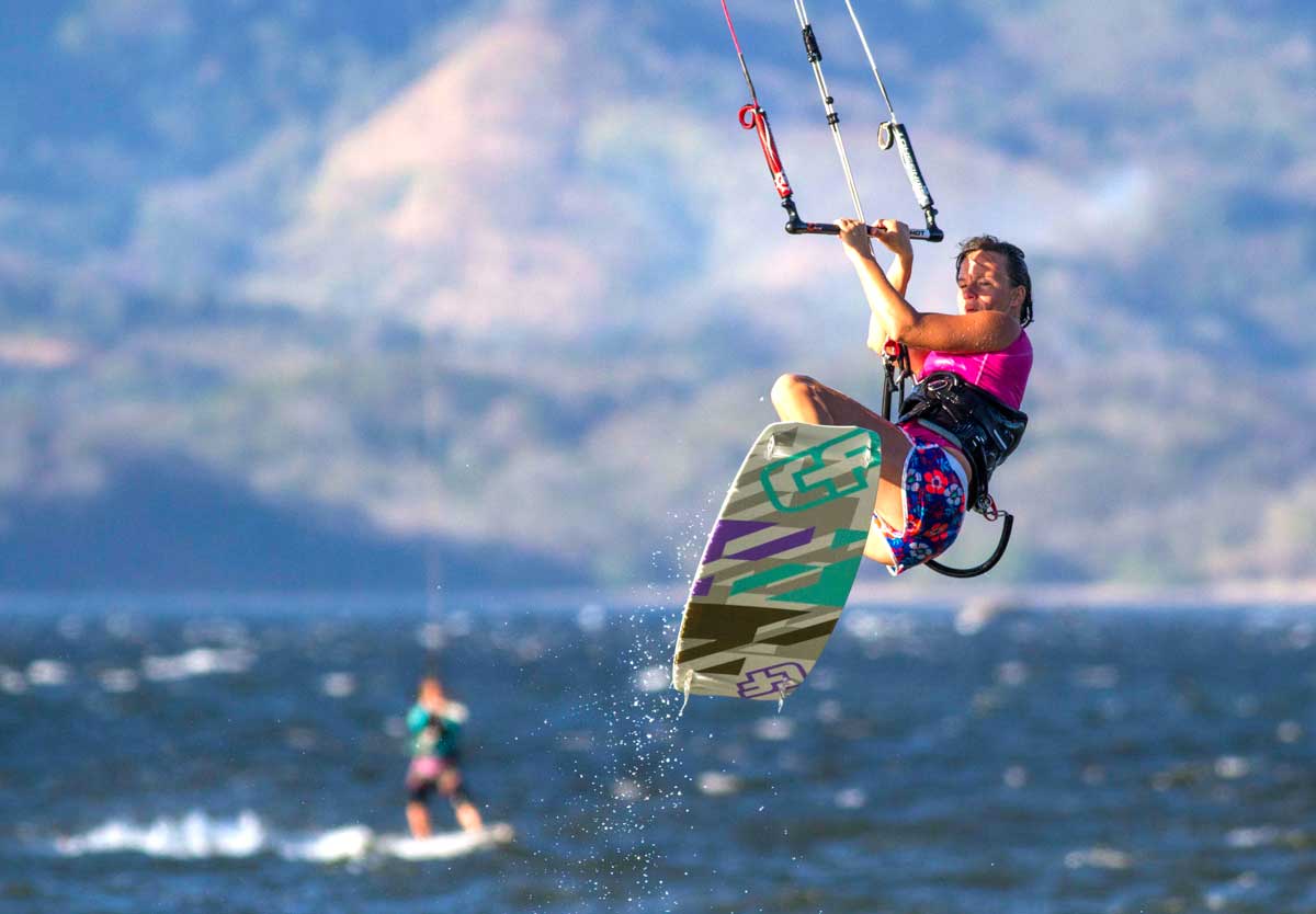 Stasa kitesurfing - © Daniel Herbert