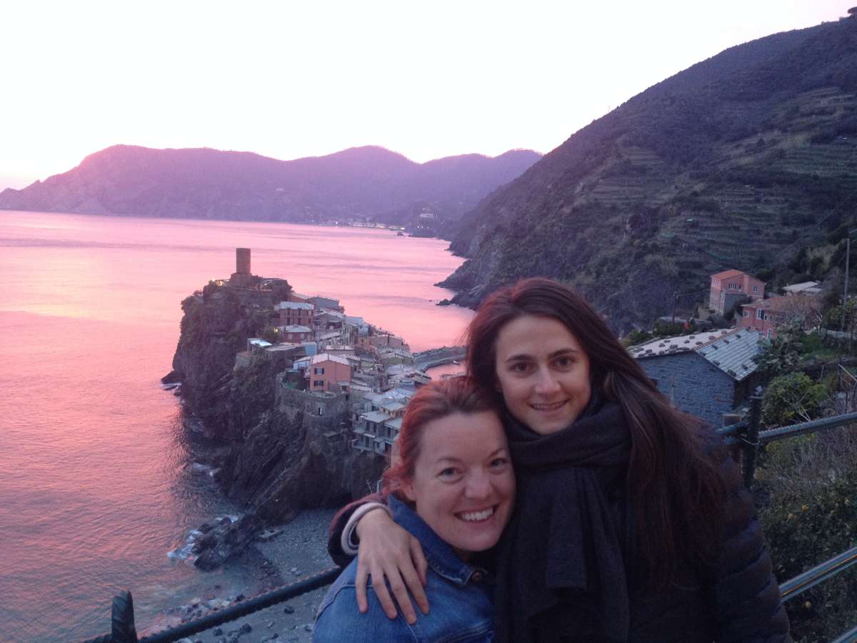 Collier Lumpkin and Jane Mangione in Vernazza, Cinque Terre, Italy