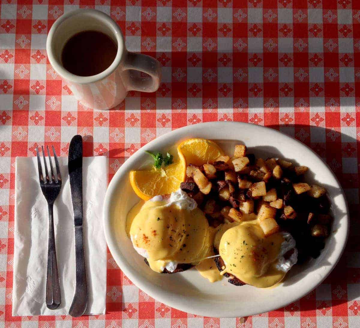 Jailhouse Cafe breakfast, Moab, Utah