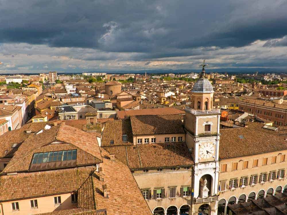 Modena in Emilia-Romagna, Italy - the world capital of balsamic vinegar