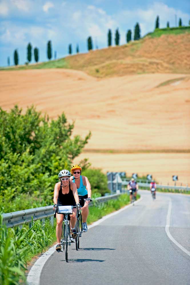 Biking in Tuscany