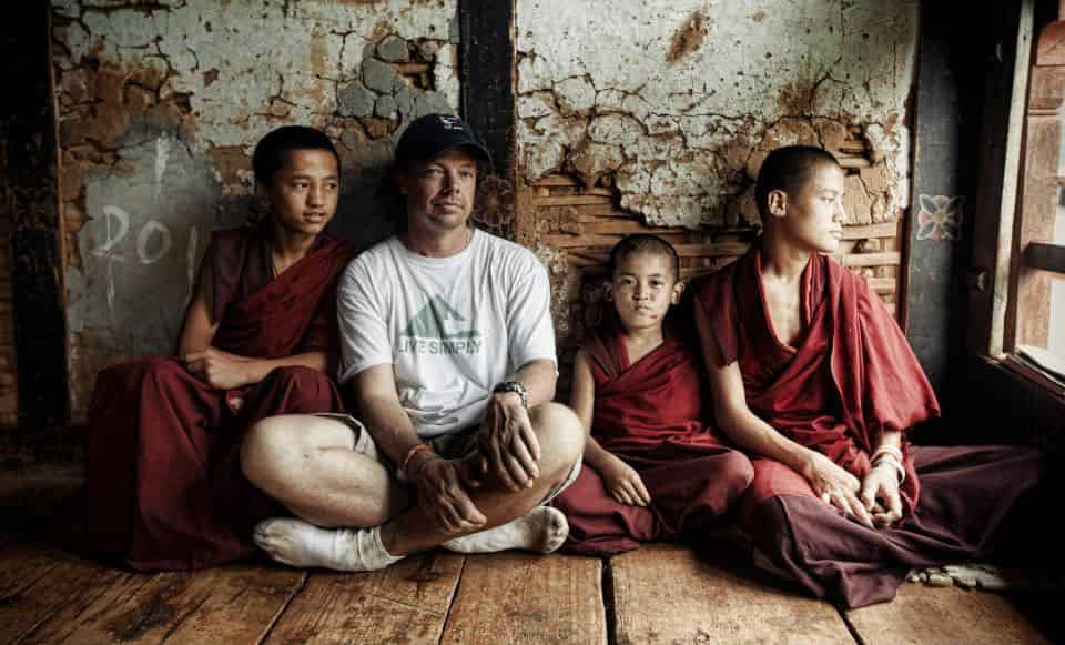 Chris Michel in Bhutan