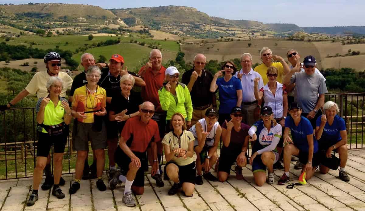 A Backroads private trip group in Sicily