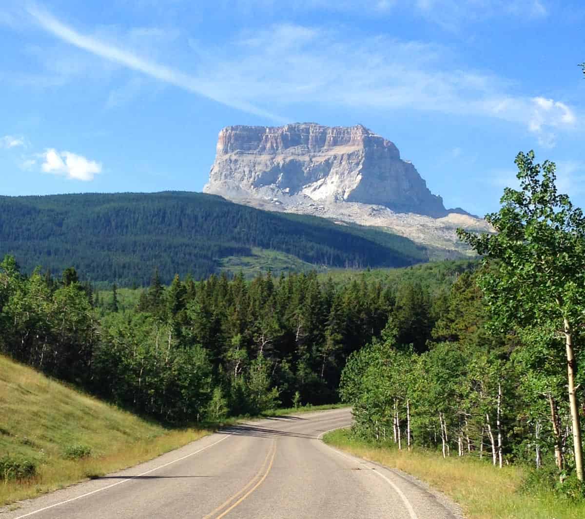 Chief Mountain in Glacier National Park