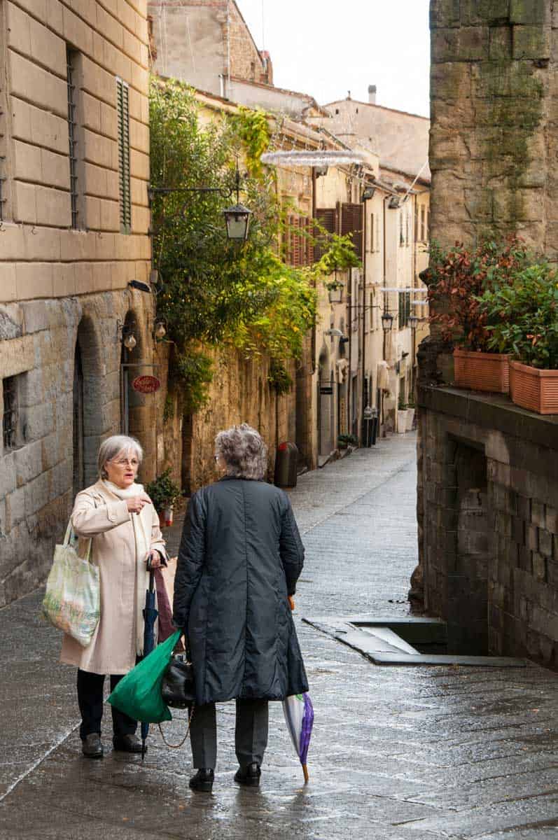 Via Madonna del Prato in Arezzo, Italy