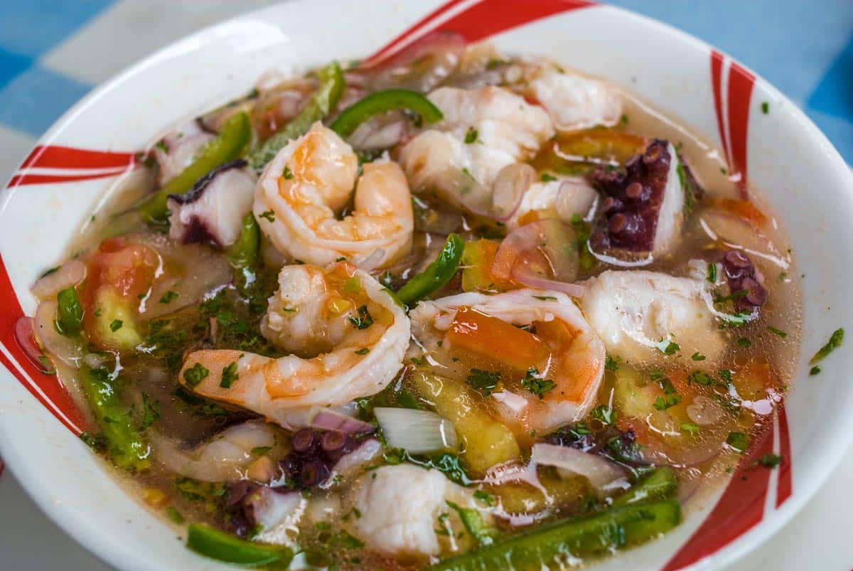 Seafood - shrimp ceviche