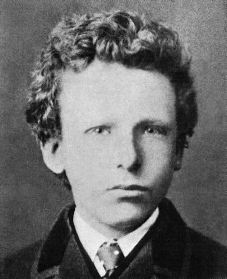 Vincent van Gogh photo in 1866 at age 13