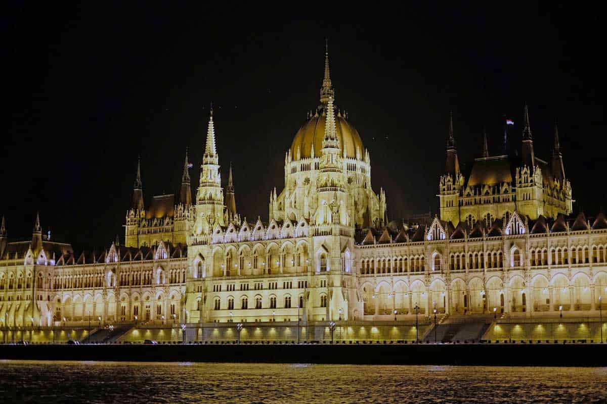 Palace along the Danube River