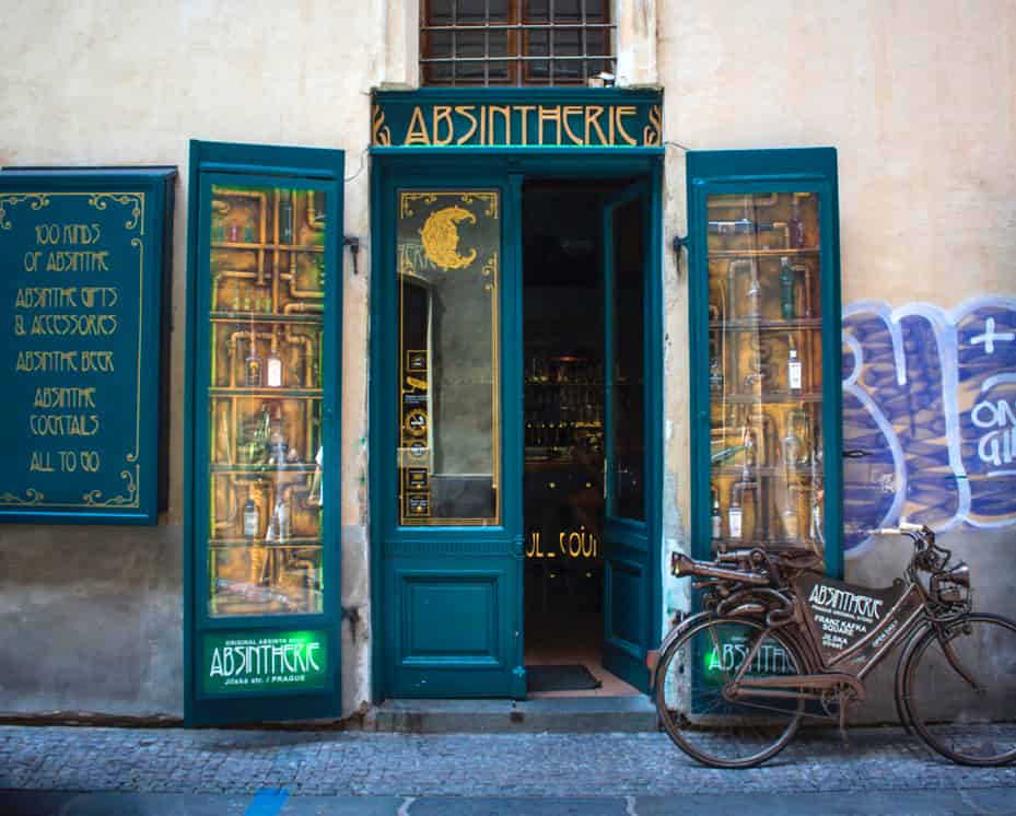 Absintherie Bar in Prague, Czech Republic